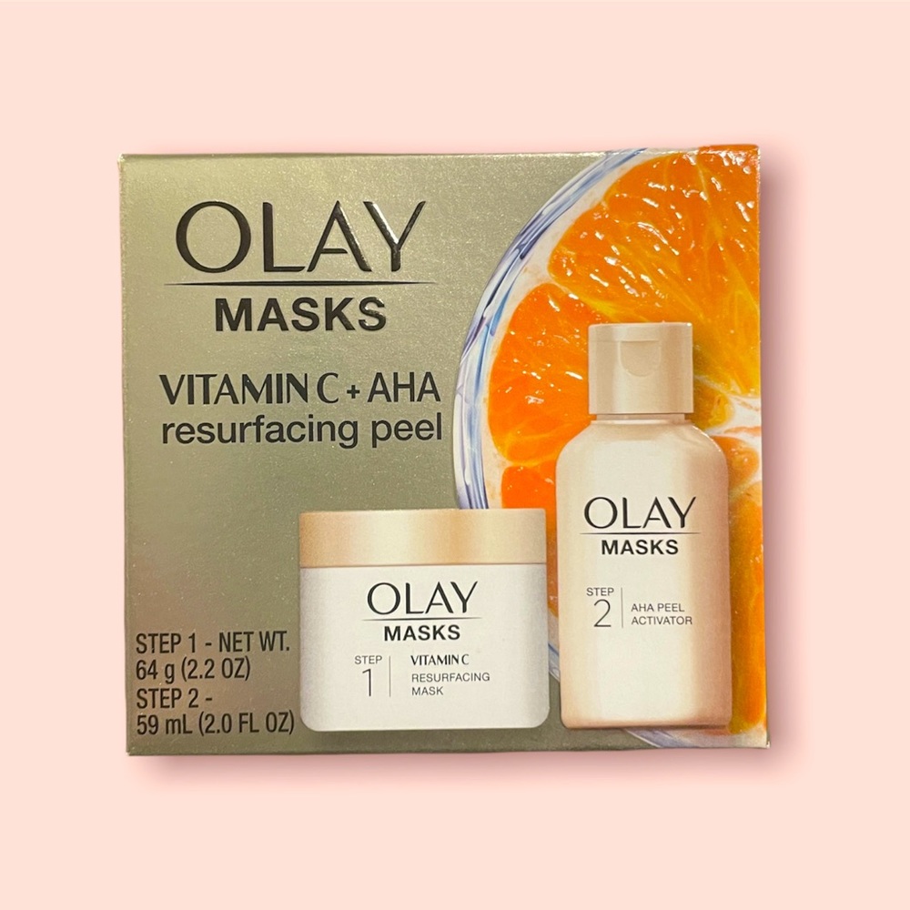New! Olay Mask VITAMIN C+ AHA Resurfacing Peel